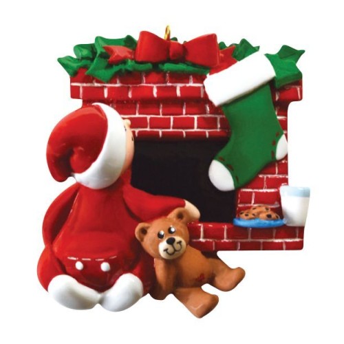 Waiting For Santa Personalised Christmas Decoration Waiting For Santa Personalised Christmas Decoration