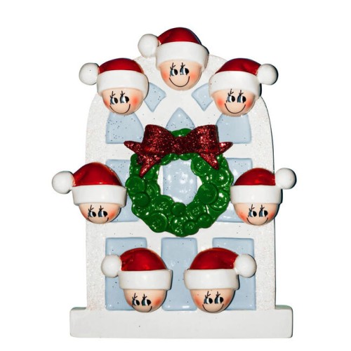 Christmas Window 7 Family Personalised Christmas Decoration Christmas Window 7 Family Personalised Christmas Decoration