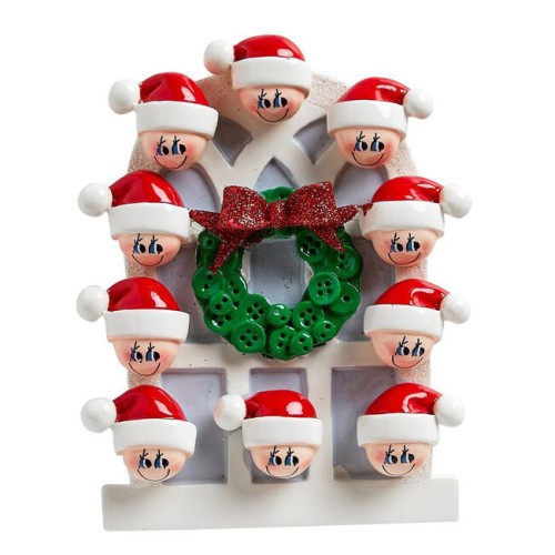 Christmas Window 10 Family Personalised Christmas Decoration Christmas Window 10 Family Personalised Christmas Decoration