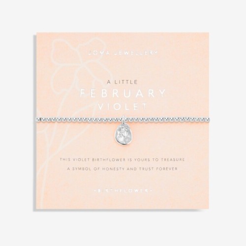 Joma A Little February Birth Flower Bracelet Joma A Little February Birth Flower Bracelet
