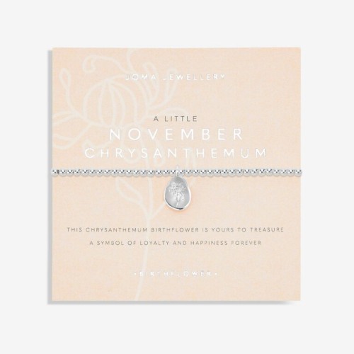 Joma A Little November Birth Flower Bracelet Joma A Little November Birth Flower Bracelet