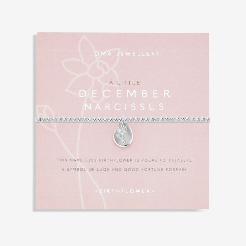 Joma A Little December Birth Flower Bracelet Joma A Little December Birth Flower Bracelet