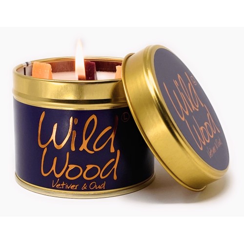Lily-Flame Wild Wood Tin Candle Lily-Flame Wild Wood Tin Candle