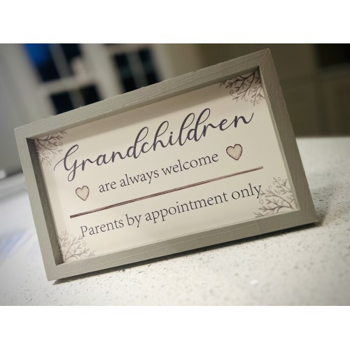 Grandchildren Always Welcome Wooden sign Grandchildren Always Welcome Wooden sign