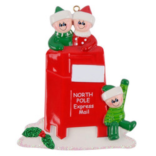 Letter to Santa 3 Personalised Christmas Decoration Letter to Santa 3 Personalised Christmas Decoration