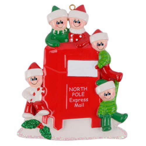 Letter to Santa 5 Personalised Christmas Decoration Letter to Santa 5 Personalised Christmas Decoration