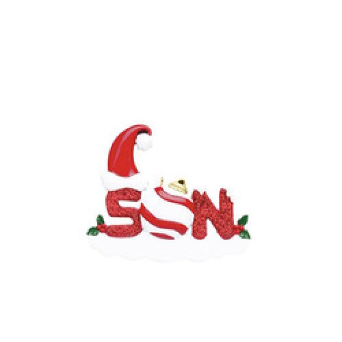 Son Word Personalised Decoration Son Word Personalised Decoration