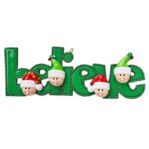 Believe 4 Personalised Decoration