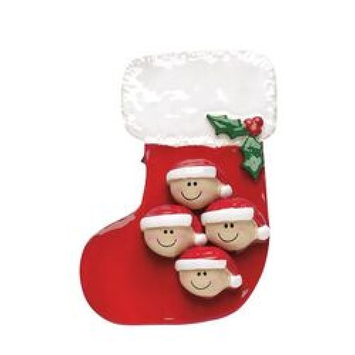 Red Stocking 4 Personalised Decoration Red Stocking 4 Personalised Decoration