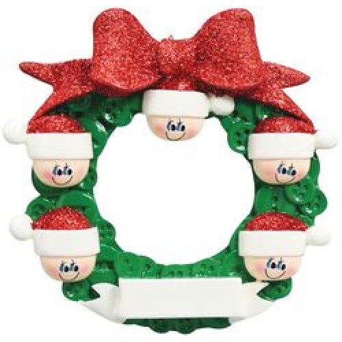 Button Wreath 5 Personalised Decoration Button Wreath 5 Personalised Decoration