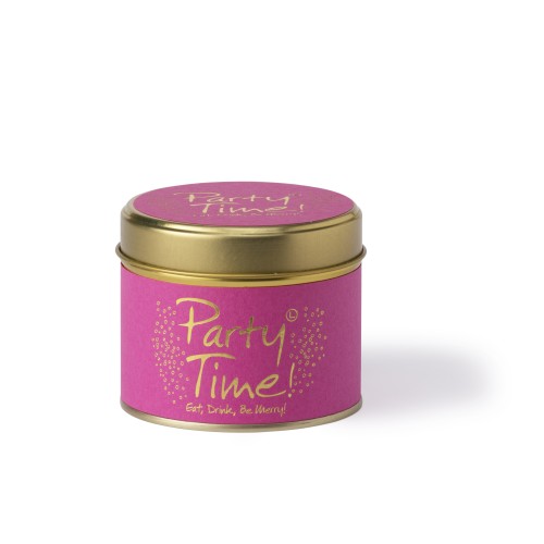 Lily-Flame Party Time Tin Candle Lily-Flame Party Time Tin Candle