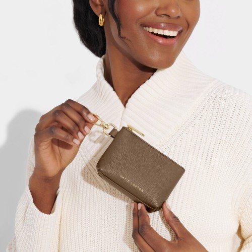 Katie Loxton Evie Clip On Coin Purse Mink Katie Loxton Evie Clip On Coin Purse Mink