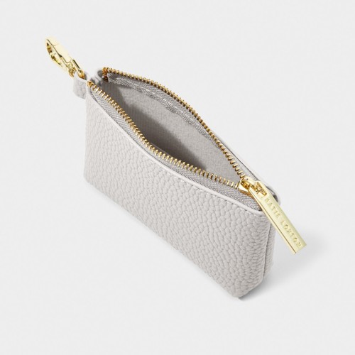 Katie Loxton Evie Clip on Coin Purse Grey Katie Loxton Evie Clip on Coin Purse Grey