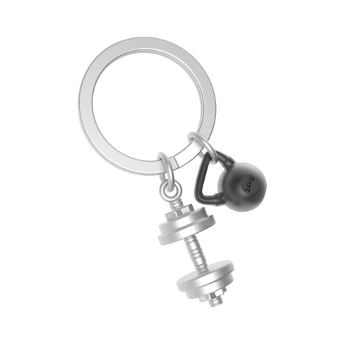 Meta Morphose Dumbbell and Weights Keyring Meta Morphose Dumbbell and Weights Keyring