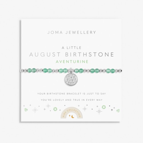 Joma Children's A Little August Birthstone Bracelet Joma Children's A Little August Birthstone Bracelet