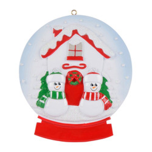 Snowglobe Couple Personalised Christmas Decoration Snowglobe Couple Personalised Christmas Decoration