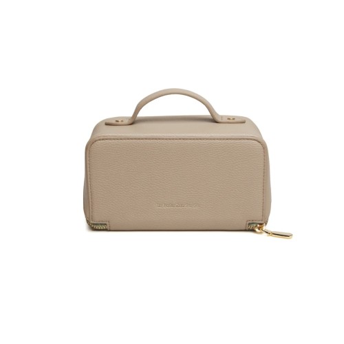 The London Train Case Co. - Stone and Sage Train Mini Case The London Train Case Co. - Stone and Sage Train Mini Case
