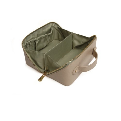 The London Train Case Co. - Stone and Sage Train Mini Case The London Train Case Co. - Stone and Sage Train Mini Case
