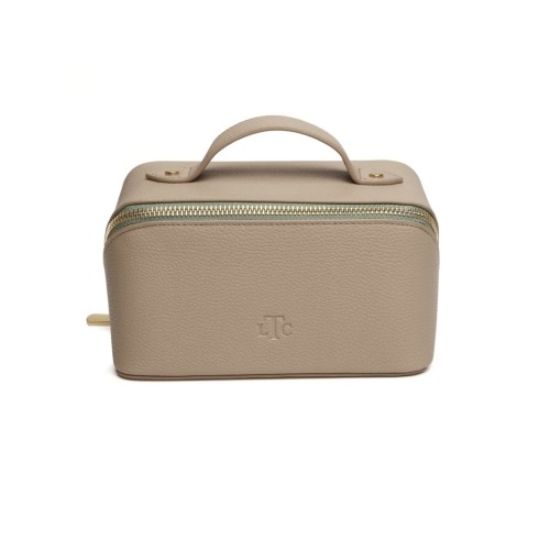 The London Train Case Co. - Stone and Sage Train Mini Case The London Train Case Co. - Stone and Sage Train Mini Case