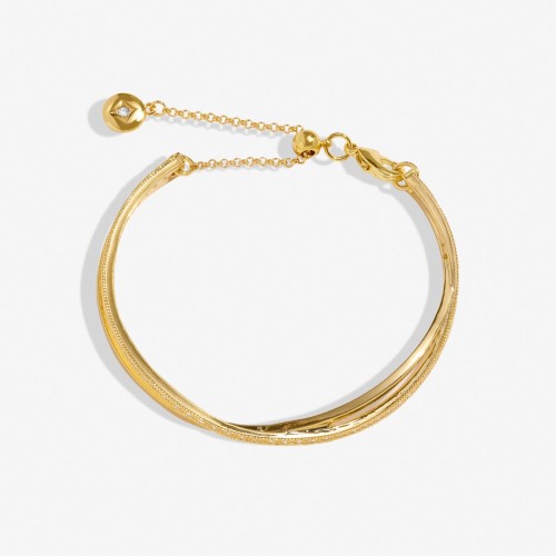 Joma Gold Crossover Bracelet Bar Bangle Joma Gold Crossover Bracelet Bar Bangle