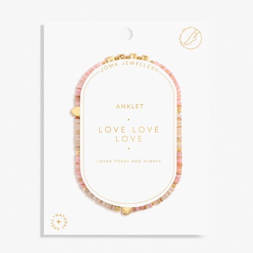 Joma Happy Little Moments Love Love Love Anklet Joma Happy Little Moments Love Love Love Anklet