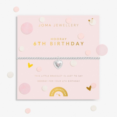 Joma Children's A Little Hooray 6th Birthday Bracelet Joma Children's A Little Hooray 6th Birthday Bracelet