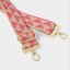 Katie Loxton Canvas Bag Strap Coral Geometric Triangle Katie Loxton Canvas Bag Strap Coral Geometric Triangle