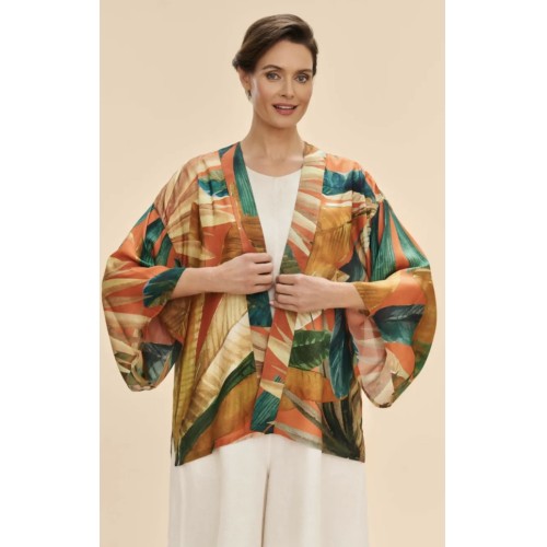 Powder Kimono Jacket - Painted Palms Powder Kimono Jacket - Painted Palms