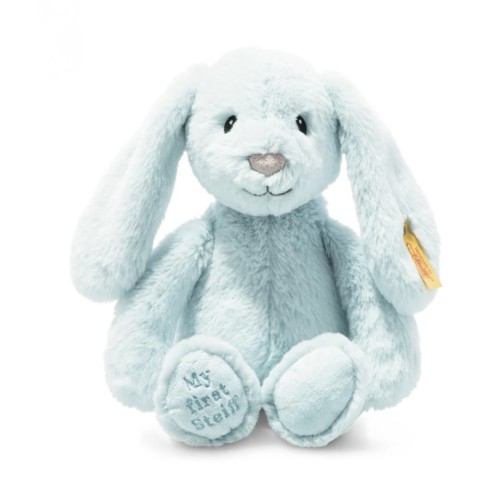 Steiff - My First Steiff Rabbit Blue Steiff - My First Steiff Rabbit Blue