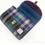 Harris Tweed Mini Day Bag Blue Herringbone Check Harris Tweed Mini Day Bag Blue Herringbone Check