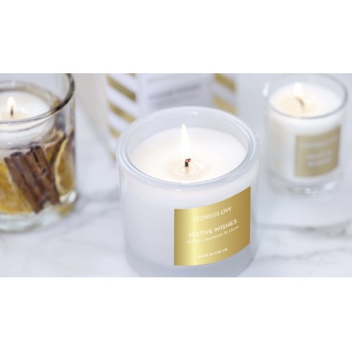Stoneglow Festive Wishes Sented Candle Stoneglow Festive Wishes Sented Candle