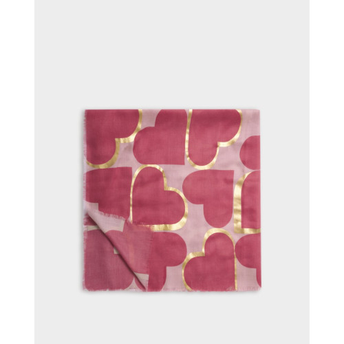 Katie Loxton Raspberry Heart Scarf Katie Loxton Raspberry Heart Scarf
