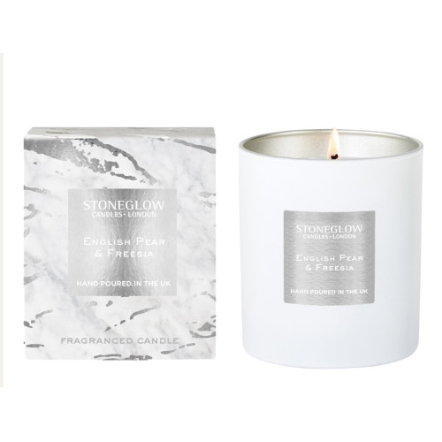 Stoneglow Luna English Pear & Freesia Scented Candle Stoneglow Luna English Pear & Freesia Scented Candle